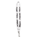 3/4" Polyester Sewn Lanyard w/ Silver Snap Hook